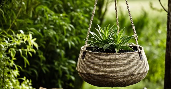 Ajoutez une touche verte avec le pot rond à suspendre bacsac®