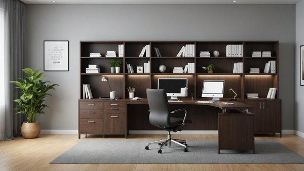 Aménagement d'un bureau design : insistez sur les meubles de rangement